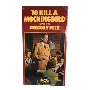 Vintage To Kill A Mockingbird 1987 Release VHS Movie New Sealed - Picture 1 of 6