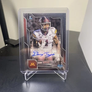 2025 Bowman Chrome University Football - Darius Taylor #BCA-DT Autograph - Picture 1 of 2