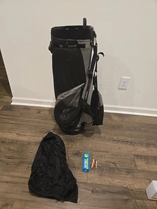 Ogio Sport Stand Golf Bag - Black/Gray - 5-Way Divider with Extras - Picture 1 of 12