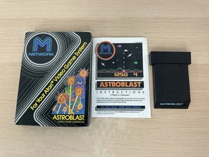Astroblast - Authentic Atari 2600 Complete in Box CIB w/ Manual - Tested & Works - Picture 1 of 10