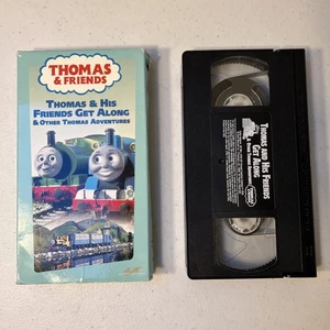 Thomas the Tank Engine & Friends VHS 2000 Thomas & His Friends Get Along Train - Imagen 1 de 6