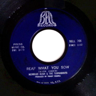 MERRILEE RUSH & THE TURNABOUTS* – ANGEL OF THE MORNING / REAP  VINYL 45 79-74 - Image 1 of 3