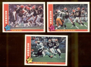 1985 Fleer Action Cleveland Browns Set PAUL MCDONALD AL GROSS CHIP BANKS  - Picture 1 of 1
