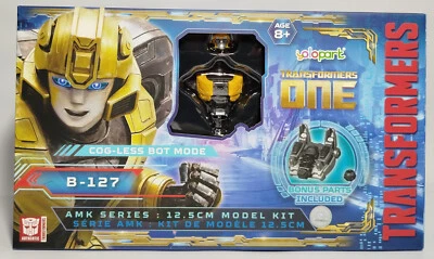 YOLOPARK 2024 TRANSFORMERS ONE BUMBLEBEE B-127 COG-LESS MODE 5" ROBOT MODEL KIT - Image 1 of 4