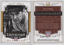 2015 Panini Cooperstown Gold /5 Lefty Gomez #60 HOF