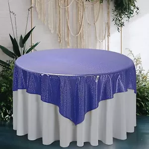 Sequin Tablecloth for Parties 60x60 Inch - Sparkle Glitter Table Cloth Laser ... - Picture 1 of 7