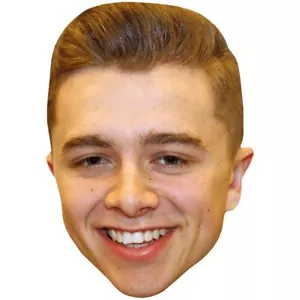Chris Michael Dixon (Smile) Celebrity Mask, Flat Card Face, Fancy Dress Mask - Picture 1 of 5