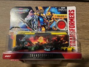Micro Machines Transformers Age of Extinction S2 Set 7 Bumblebee Mini Cars NEW - Picture 1 of 2