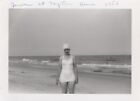 Americana woman Mrytle Beach Woman Swim suit waves real photo a6