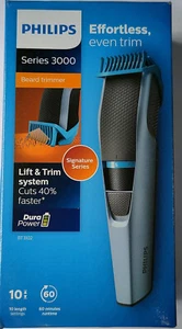 Philips BT3102/15 Cordless Beard Trimmer for Men (Black and Grey) - Picture 1 of 6