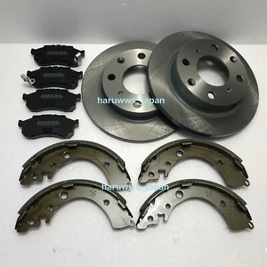 For Honda Acty Fits HA3 HA4 HH3 HH4 Front Brake Rotors, Pads, Shoes Set NEW - Picture 1 of 17