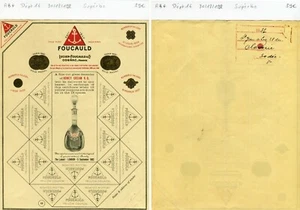 Dépt 16 - Cognac - Superbe Planche en Chromolithographie Cognac Foucauld de 1932 - Picture 1 of 1