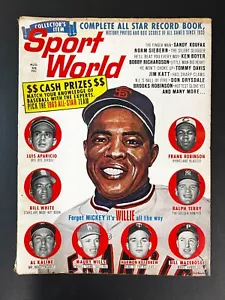 Sport World Magazine - August 1963 Issue w/ Willie Mays San Francisco Cover - Picture 1 of 3