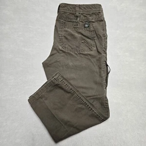 GH Bass & Co Pants Mens 40x30 Green Stretch Canvas Straight Outdoors Hiking - Picture 1 of 12