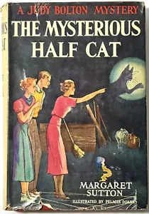 Vtg 1936 A Judy Bolton Mystery The Mysterious Half Cat Hardcover Book DJ Illust - Picture 1 of 6