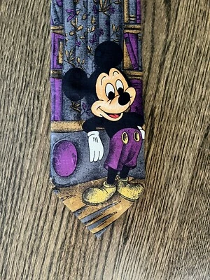 Corbata a Cuadros Mickey & Co Atlas Design Suecia 100% Seda Hecha en Italia (Mickey) Foto 1 de 4