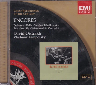 David Oistrakh & Vladimir Yampolsky - Encores: Debussy, Ysaye, Falla     NEU - Bild 1 von 2