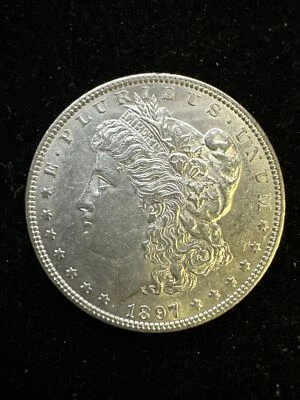 1897 MORGAN SILVER DOLLAR - K44185 - Image 1 of 4