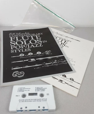 Bill Holcomb's Contemporary Flute Solos  Pop/Jazz Styles With Cassette- New (BR1 - Image 1 of 4