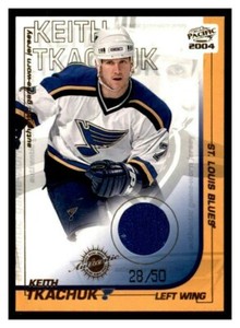 2003-04 Pacific Jerseys Gold #33 Keith Tkachuk Blues Jersey #28/50 (ref 37244)