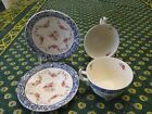 2 Spode Floral Bouquet Spode Cups and Saucers