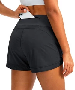 Women's Running Shorts High Waisted Quick-Dry 3 Inch Gym Workout Athletic Sho... - Picture 1 of 5