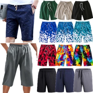 Men's Summer Swim Trunks Surf Shorts Swimwear Trunks Beach Casual Boxers Pants - Picture 1 of 36