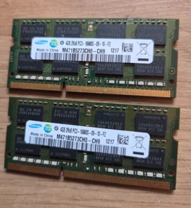 8GB 2x4GB Samsung M471B5273CH0-CH9 PC3-10600S DDR3L-1333 RAM Laptop/PC Memory - Picture 1 of 1