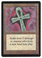 ► magic-style ◄ mtg-ankh of mishra-beta-good