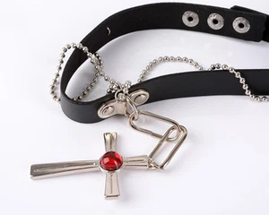 Anime Rosario and Vampire RosaVam Moka Cross Pendant Necklace Cosplay Gift New - Picture 1 of 3