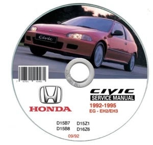 Honda Civic (1992-1995) manuale officina - repair manual - Foto 1 di 6