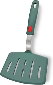 Silicone Fish Spatula Turner Wide Slotted Pancake Spatulas for Nonstick Cookware - Picture 1 of 12