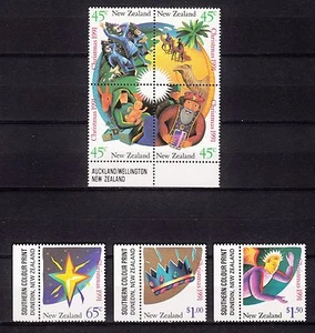 103246/ Neuseeland 1991 - Mi 1201/7 - Weihnachten - postfrisch - Bild 1 von 1