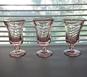 3 copas de jugo rosa vintage Fostoria Jamestown 4,75" - Imagen 1 de 10