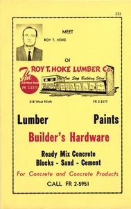 Stillwater Oklahoma 1964 Print Ad Roy T Hoke Lumber Co 8.5"x 5.25" - Picture 1 of 1