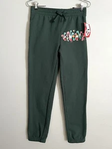 Peanuts NEW Kids Charlie Brown / Snoopy Christmas Holiday Jogger Sweatpants XL - Picture 1 of 7