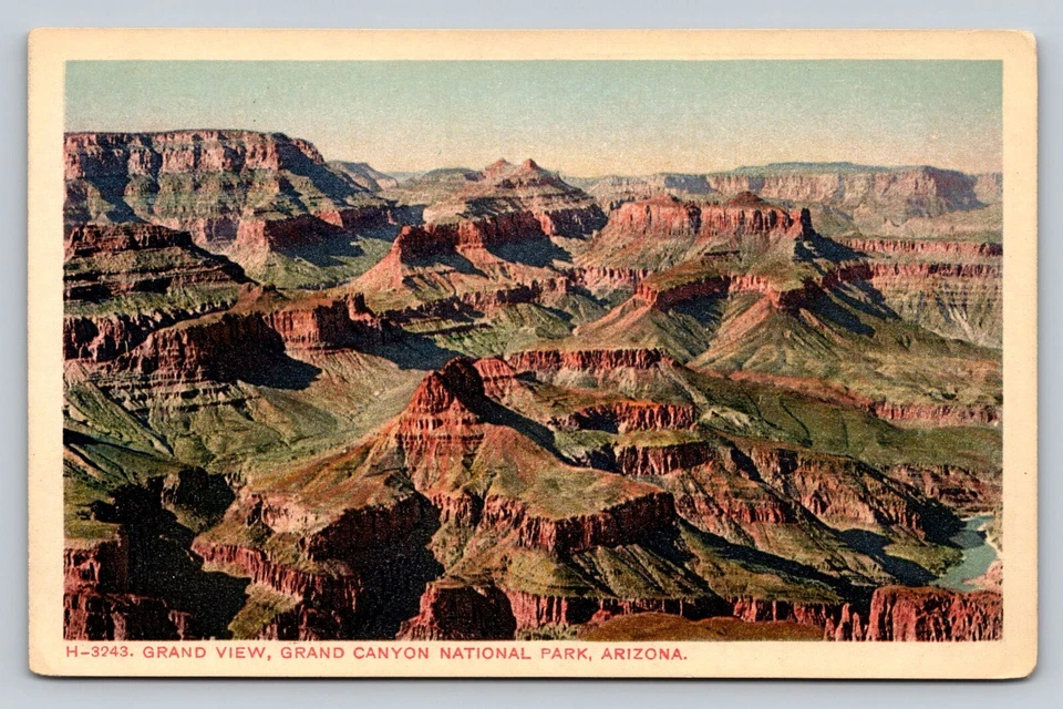 Switzerland Print Antique Fred Harvey Postcard Grand Canyon Arizona H-3243 - Image 1 of 2