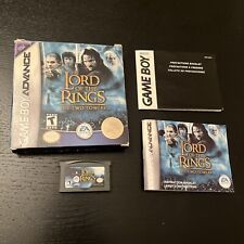 Lord of the Rings: Two Towers Nintendo Game Boy Advance GBA - Complete Box CIB