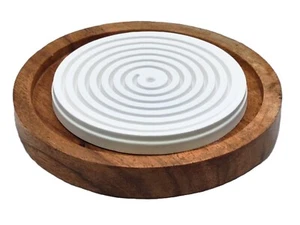 Riesen Duftstein für ätherische Öle mit kleinen Holztellerchen - Bild 1 von 8