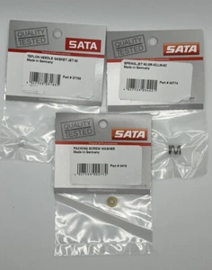 SATA JET FRONT SIDE NEEDLE PACKING SERVICE SET COMPONENTS* #77677 NR2000, JET90 - Picture 1 of 9