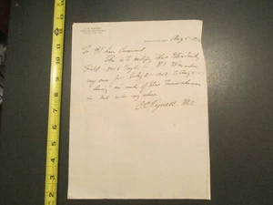 C C Tyrrell Medico Chirurgo Minneapolis MN 1913 Carta intestata 1606 - Foto 1 di 1