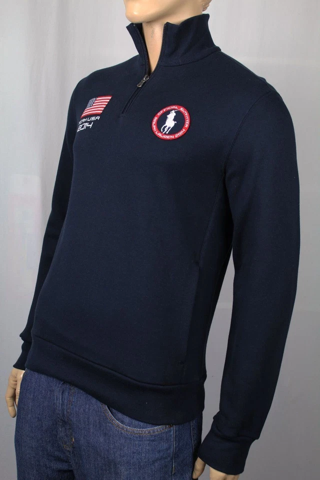 Chaqueta polar POLO Ralph Lauren Big Pony olímpica media cremallera nueva con etiquetas $175 Foto 1 de 1