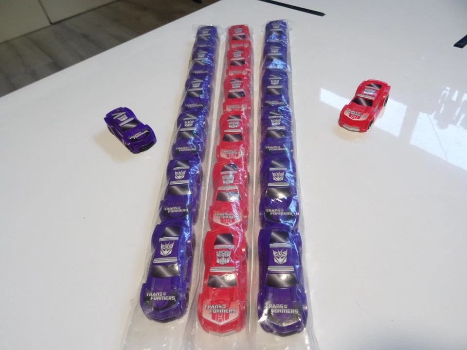 NEW LOT OF 18 Vintage 2011 Transformers Hasbro RED &Purple Car For Energizer H#4 - Image 1 of 4