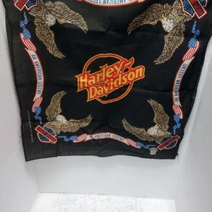 Vintage Harley Davidson Bandana Scarf - Picture 1 of 5