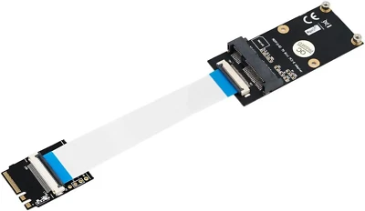 M.2 (NGFF) Key A/E/A+E to Mini PCI-E Adapter with FFC Cable - Image 1 of 4