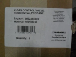 State A.O. Smith 9002354005 W/R Gas Valve LP 40, 50 and 75 Gal Long Shank - Picture 1 of 2