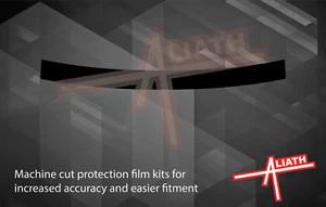 Fits Mitsubishi Outlander 2007-14 Rear Bumper BLACK Guard Paint Protection film - Picture 1 of 3