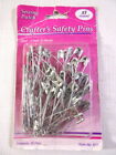 53 Ct Crafter's Silver Tone Safety Pins 2"