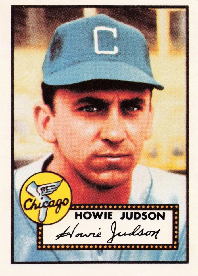 1983 Topps Baseball 1952 Reprint Howie Judson Chicago White Sox #169 - Image 1 of 2
