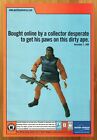 1998 vente aux enchères univers annonce/affiche imprimée Mego Planet of the Apes jouet poupée art années 90